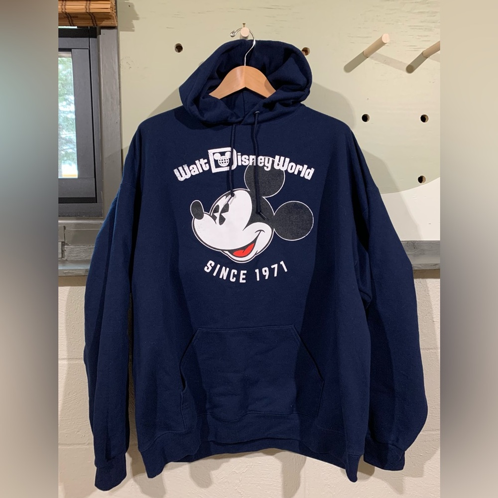 Walt Disney World Navy Hoodie with Mickey Logo
